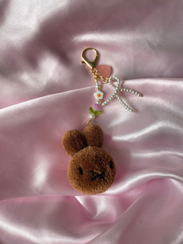 Melanie pompom bag charm