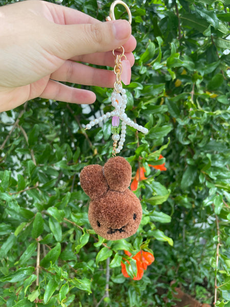 Melanie pompom bag charm