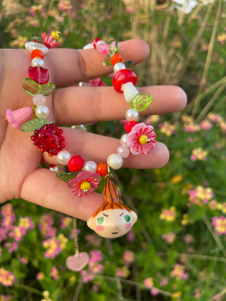 Little my necklace raspberry