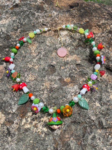 Snufkin necklace multicolor