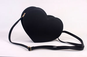 black heart pouch