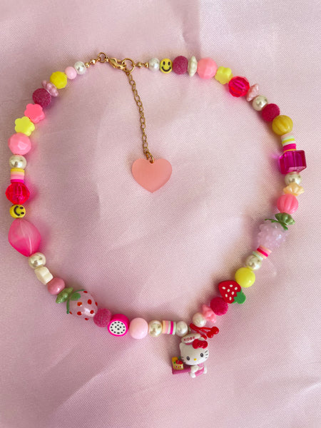 Pastry hello kitty necklace